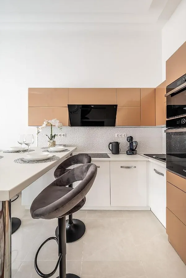 Luxury Apartment With Free Garage And Balcony In The Center 布达佩斯 0*,  匈牙利