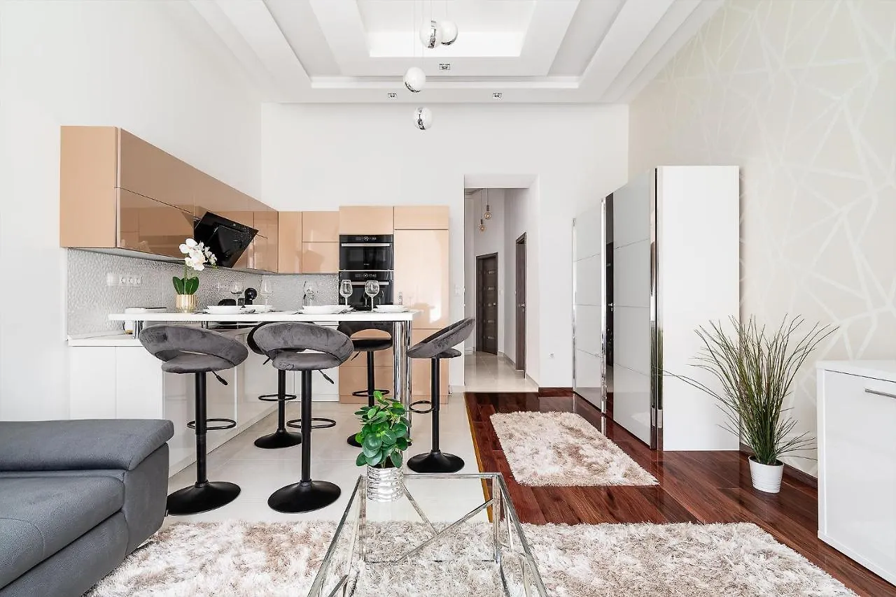 Luxury Apartment With Free Garage And Balcony In The Center 布达佩斯 0*,